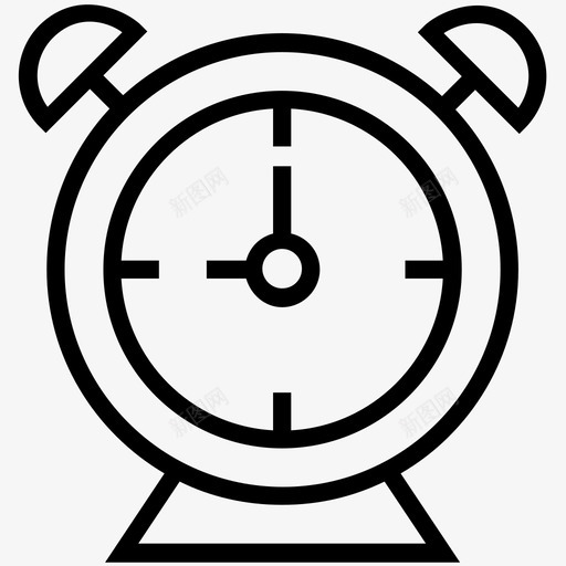 闹钟计时器钟表图标svg_新图网 https://ixintu.com 夏天和旅行 手表 计时器 钟表 闹钟