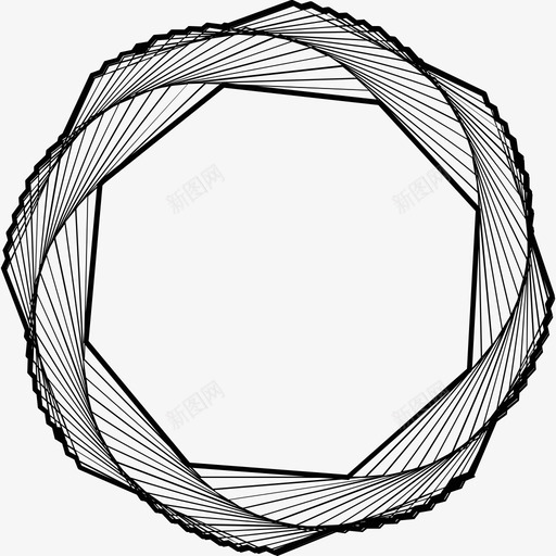 吉洛切圆形框架图标svg_新图网 https://ixintu.com 八角形 吉洛克 吉洛切 圆形 框架 玫瑰花形