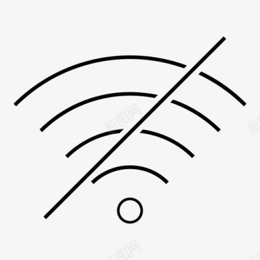 已断开连接未连接wifi错误图标图标