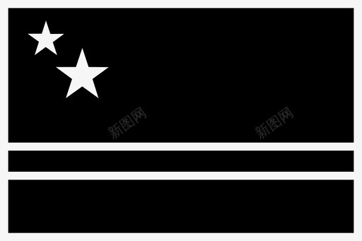 库拉索岛加勒比海国家图标svg_新图网 https://ixintu.com 世界矩形旗雕文 加勒比海 国家 库拉索岛 旗帜