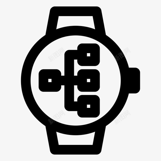 smartwatch工作流业务图表图标svg_新图网 https://ixintu.com smartwatch工作流 业务 图表 层次结构 工作流 流程