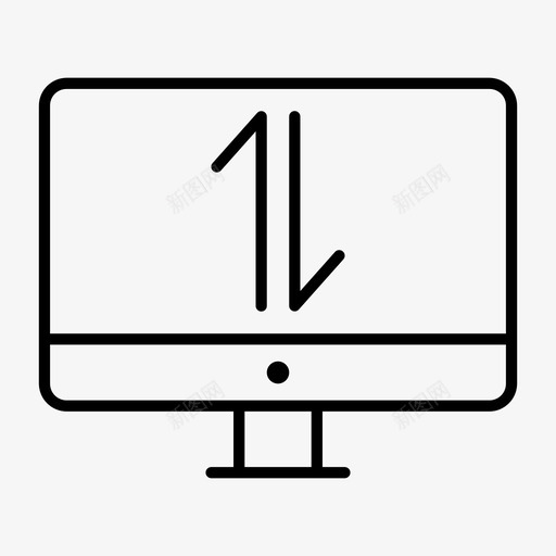 因特网连接监视器计算机计算机显示器图标svg_新图网 https://ixintu.com imac 因特网连接监视器 屏幕 监视器屏幕 计算机 计算机显示器 通知