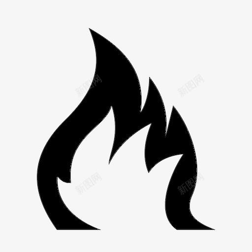 燃烧的火焰危险火灾图标svg_新图网 https://ixintu.com 危险 标志 火灾 燃烧的火焰 移动