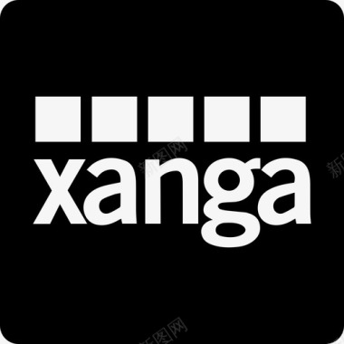 Xanga徽标社交社交图标方形图标