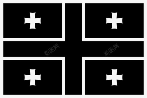 格鲁吉亚国家欧洲图标svg_新图网 https://ixintu.com 世界矩形旗帜字形 国家 旗帜 格鲁吉亚 欧洲