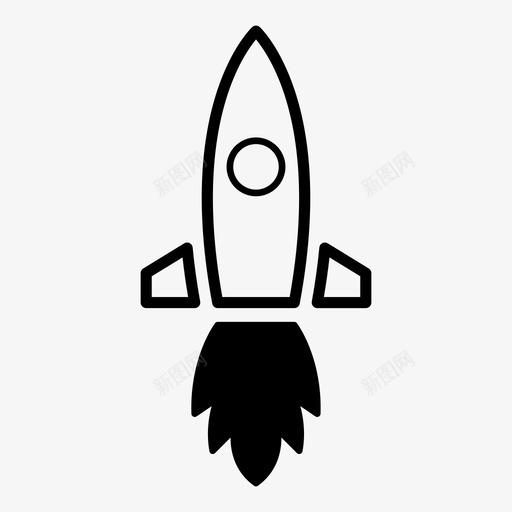 火箭美国宇航局火箭发射图标svg_新图网 https://ixintu.com 宇宙飞船 火箭 火箭发射 美国宇航局