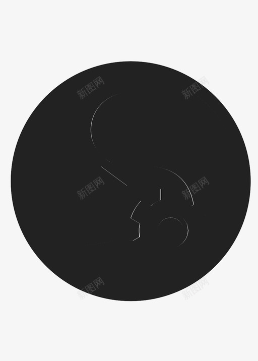 用户设置调整配置图标svg_新图网 https://ixintu.com messenger 个人资料设置 用户设置 社交媒体 调整 配置