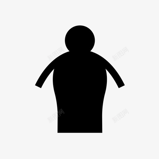 胖子阿凡达大胆的男人图标svg_新图网 https://ixintu.com 大胆的男人 大胆的身体姿势 肥胖的 肥胖的男人 胖子 阿凡达