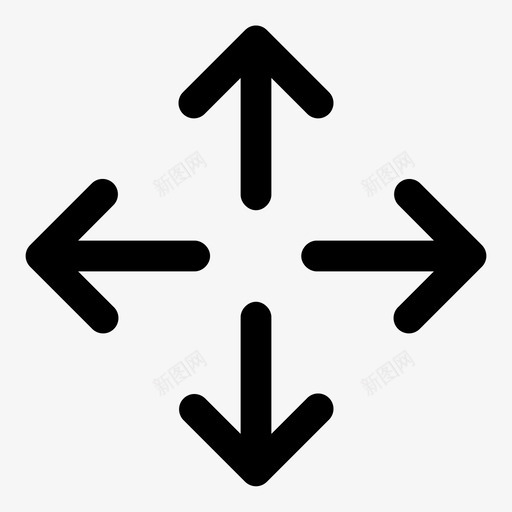 平移改变移动图标svg_新图网 https://ixintu.com 位置 平移 平移缩放 改变 移动 箭头脂肪