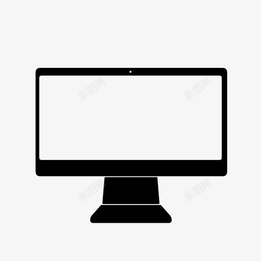 电脑苹果imac图标svg_新图网 https://ixintu.com imac pc 技术用户界面 显示器 电脑 苹果