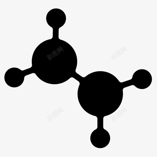 乙烯原子碳图标svg_新图网 https://ixintu.com c2h4 乙烯 分子 分子化合物 原子 碳 科学