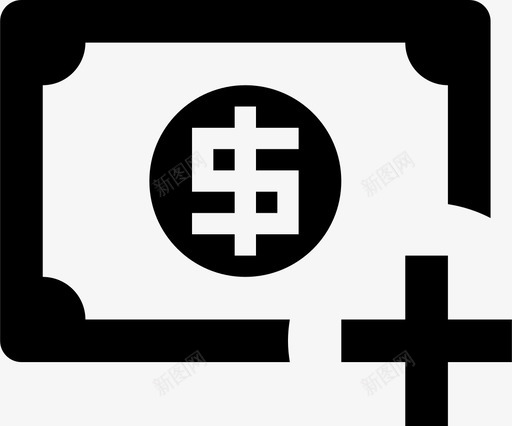 货币加成货币金融图标svg_新图网 https://ixintu.com 加上 货币 货币加成 货币和黄金 金融