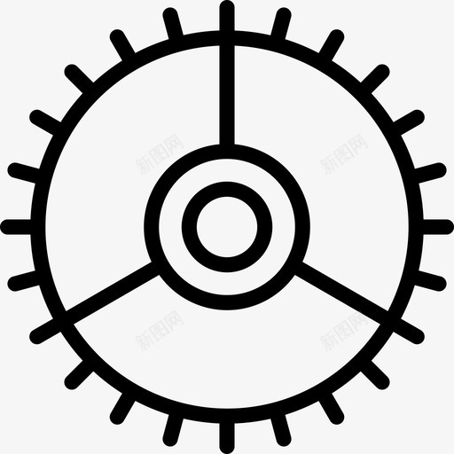 设置齿轮svg图标svg_新图网 https://ixintu.com svg 工具 线图标 设置 齿轮