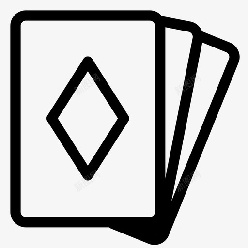 卡片钻石娱乐图标svg_新图网 https://ixintu.com 卡片 多蒂 娱乐 扑克 游戏 钻石