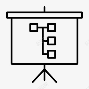 屏幕工作流程头脑风暴业务图标图标