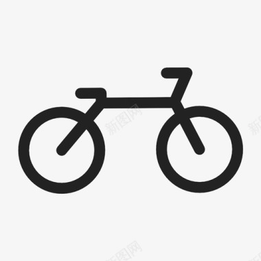 自行车推自行车汽车图标图标