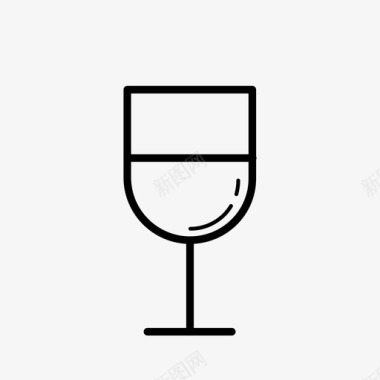 葡萄酒杯饮料卡本妮图标图标