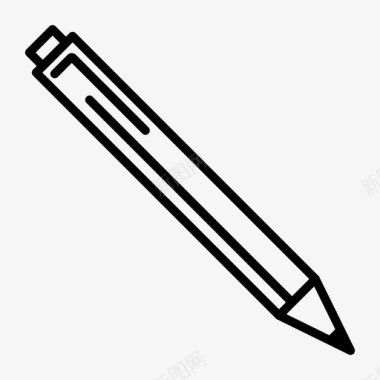 钢笔铅笔素描图标图标