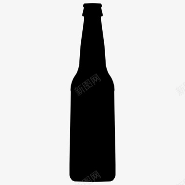 啤酒啤酒瓶百威啤酒图标图标
