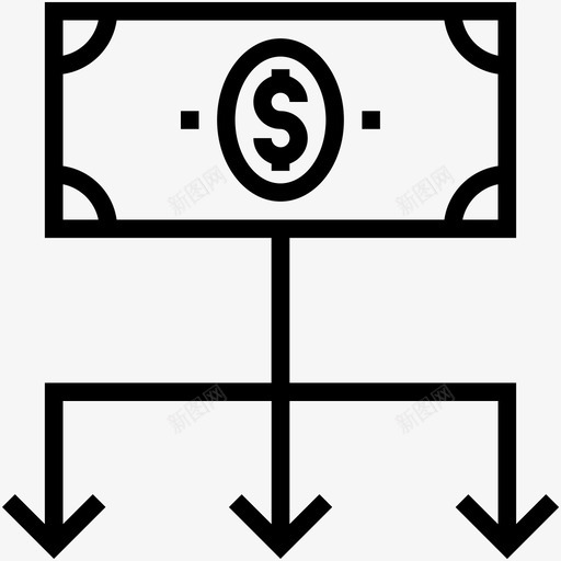 货币分布业务层次结构货币图标svg_新图网 https://ixintu.com 业务层次结构 投资 美元 货币 货币分布 货币层次结构 银行和金融图标