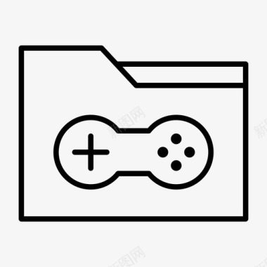 文件夹游戏游戏控制台游戏控制器图标图标