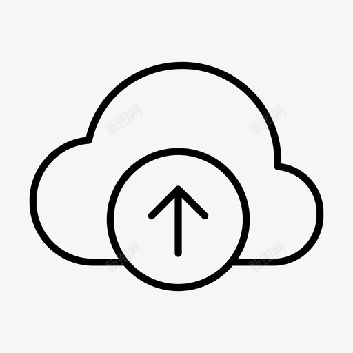 云上传数据上传文档上传图标svg_新图网 https://ixintu.com 云上传 云软件上传 云软件更新 数据上传 文档上传