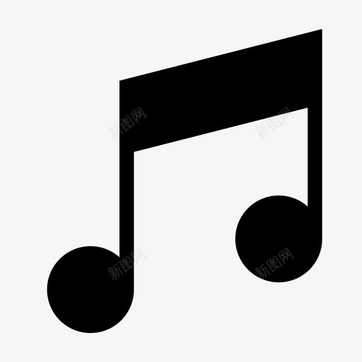 音乐娱乐音符图标svg_新图网 https://ixintu.com 一般填充 唱歌 娱乐 播放器 歌曲 音乐 音符