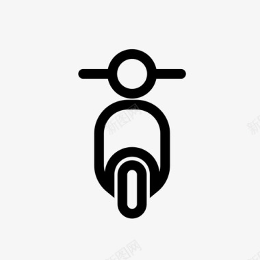 摩托车标志迷你停车标志图标图标