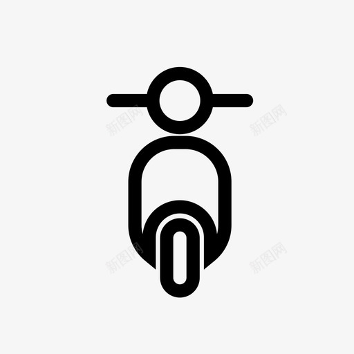 摩托车标志迷你停车标志图标svg_新图网 https://ixintu.com 摩托车标志 迷你停车标志