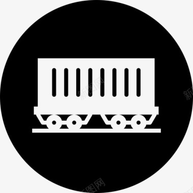 火车车厢车厢铁路图标图标
