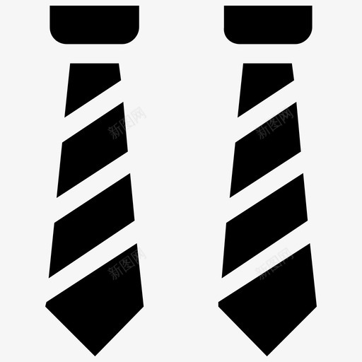 领带正式制服图标svg_新图网 https://ixintu.com 制服 正式 用户界面图标集合 领带
