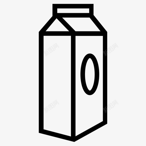 牛奶奶瓶早餐图标svg_新图网 https://ixintu.com 奶瓶 早餐 牛奶 食物 饮料