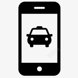 手机Uber优步中国应用出租车应用程序汽车服务图标高清图片