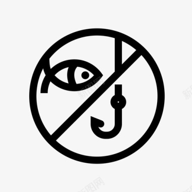 禁止钓鱼警告迷你图标设置标志导航图标