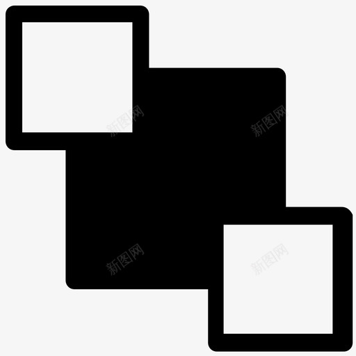 图像重叠像图标svg_新图网 https://ixintu.com photoshop设计 图像设计 图像重叠 用户界面图标收集 覆盖设计 设计