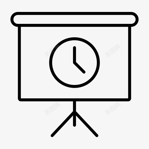 屏幕时钟提醒时间表图标svg_新图网 https://ixintu.com 屏幕时钟 提醒 时间 时间表 秒表 计时器 闹钟