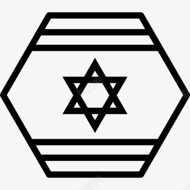 以色列亚洲国家图标图标