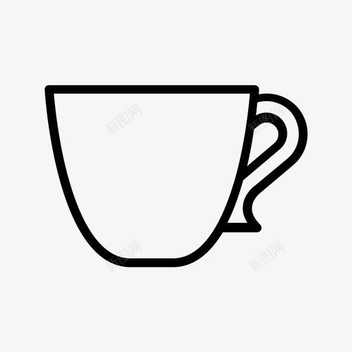 一杯咖啡饮料餐厅图标svg_新图网 https://ixintu.com 一杯咖啡 美味餐厅 茶 餐厅 饮料