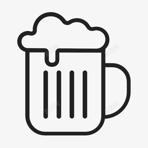 啤酒杯啤酒泡沫饮料图标svg_新图网 https://ixintu.com 啤酒杯 啤酒泡沫 自来水啤酒 饮料