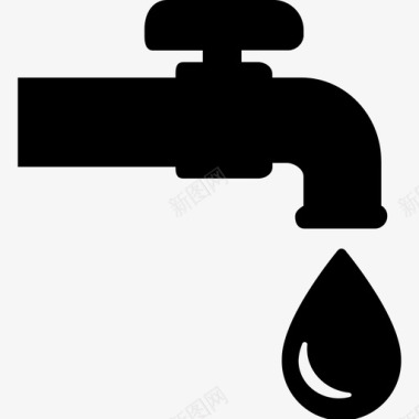 水龙头饮料滴水器图标图标