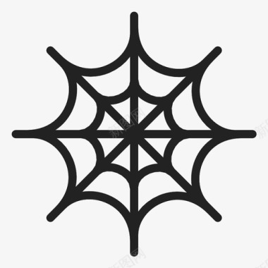 蜘蛛网万圣节网图标图标