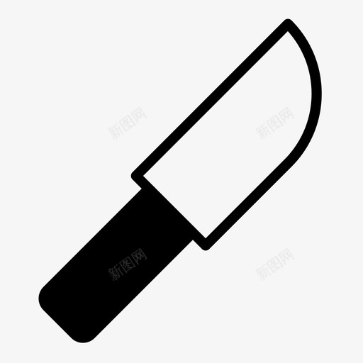 刀厨师刀子图标svg_新图网 https://ixintu.com 刀 刀子 厨师 厨房