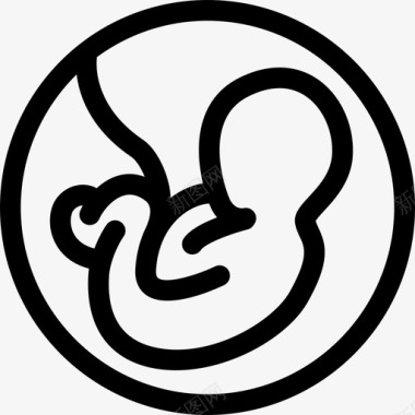 妊娠婴儿胚胎图标图标