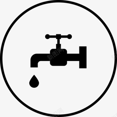 插口滴水环境图标图标