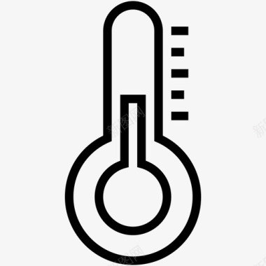 温度计数字温度计水银温度计图标图标
