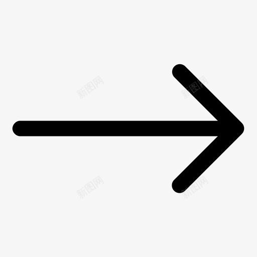 右箭头下一个上一个图标svg_新图网 https://ixintu.com 上一个 下一个 右箭头 最粗体 符号
