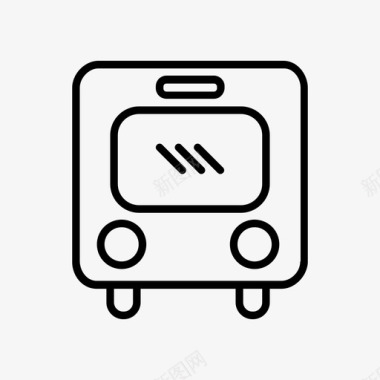 地铁公共汽车公共交通图标图标