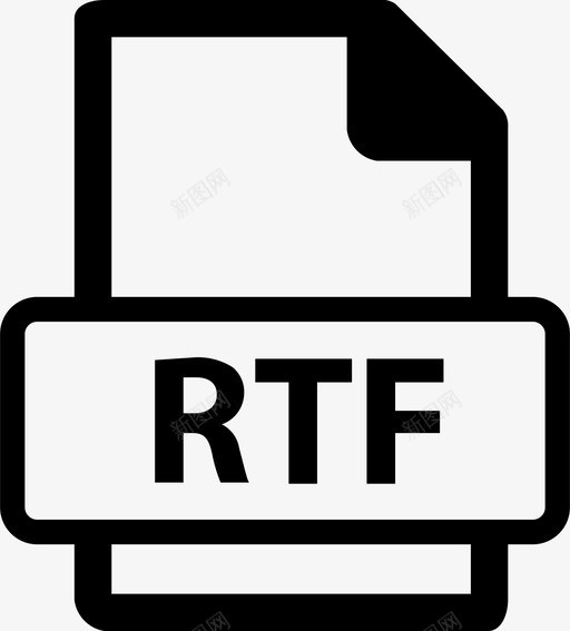 rtf文件分类文件文件格式图标svg_新图网 https://ixintu.com rtf文件 分类文件 文件 文件格式 文件类型