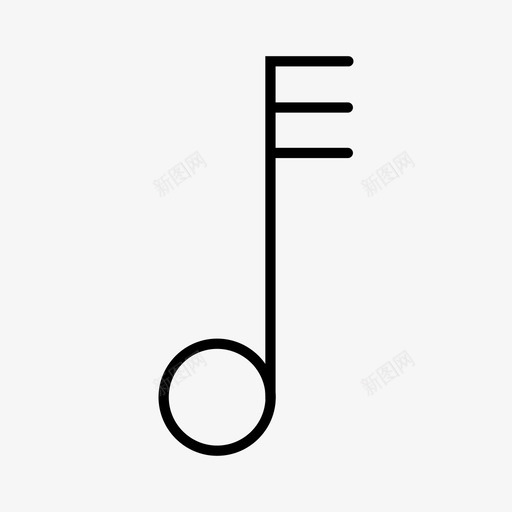 音符流行音乐声音图标svg_新图网 https://ixintu.com 声音 流行音乐 符号 音符