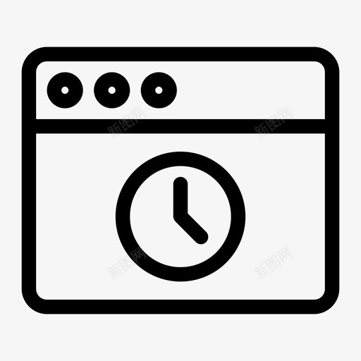 浏览器时钟提醒时间表图标svg_新图网 https://ixintu.com 提醒 时间 时间表 浏览器时钟 秒表 计时器 闹钟
